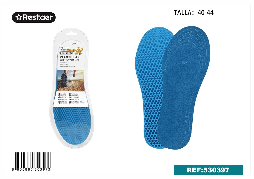 Plantillas T:40-44 - Artículos de mercería