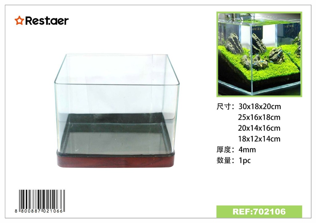 Set de cuatro piezas para peces - Acuario y accesorios
