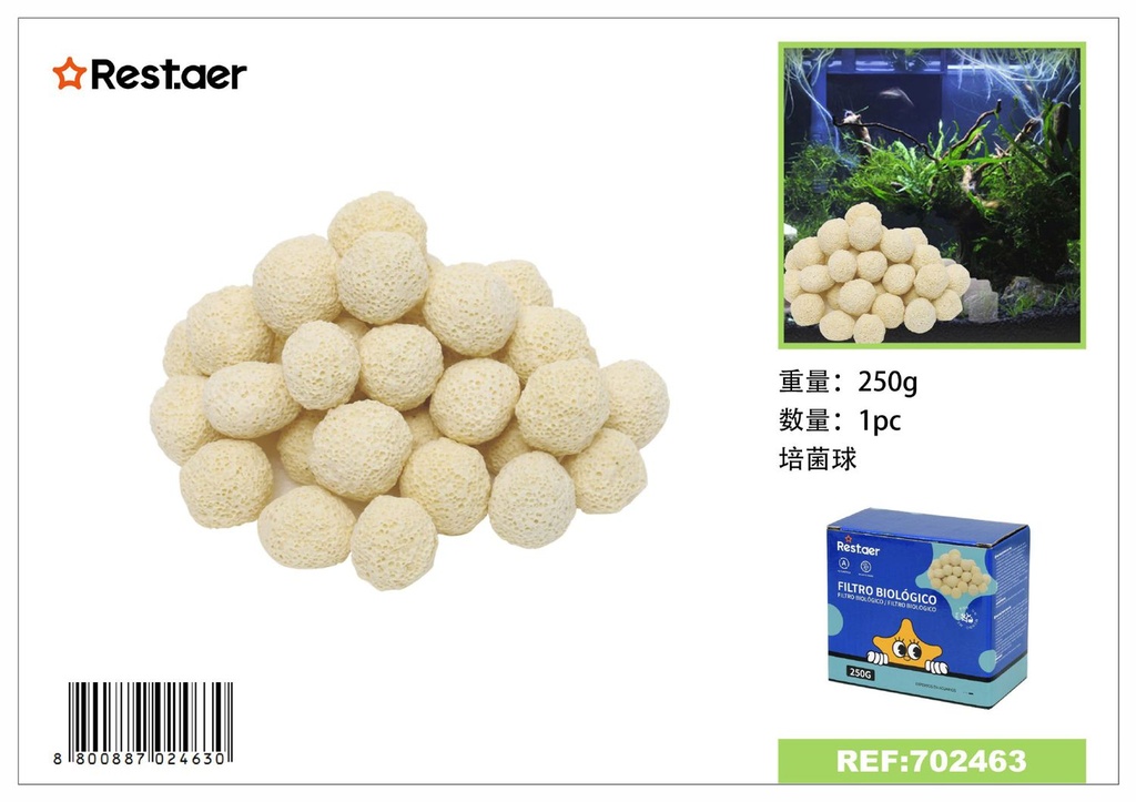 Carbón activado 250 g - Accesorios para acuarios