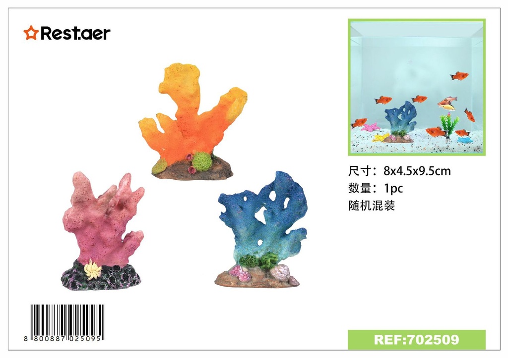 Adorno de acuario 8*4.5*9.5 cm - Decoración para acuarios 