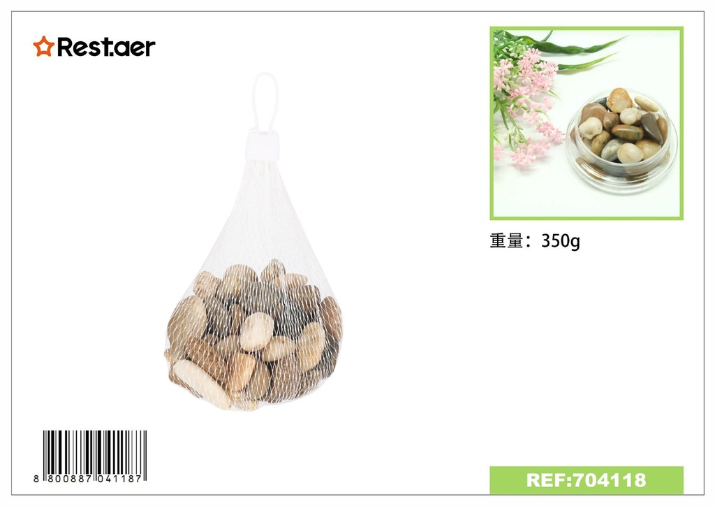 Piedras decorativas para acuarios 350 g - Decoraciones de acuarios