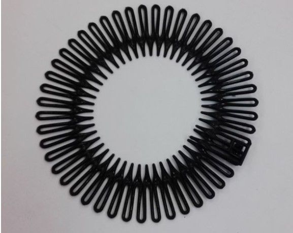 Peineta zig zag negra 24/u - Accesorios de cabello