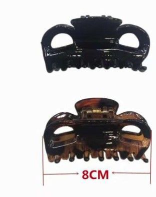 Pinza de pelo CARY/NGR 8cm 24/U - Accesorios para el cabello