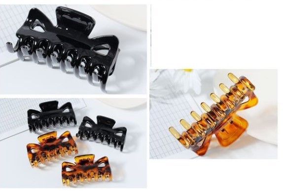 Pinza de pelo de 9 cm en 12 piezas N.BOSS - Accesorios para el cabello
