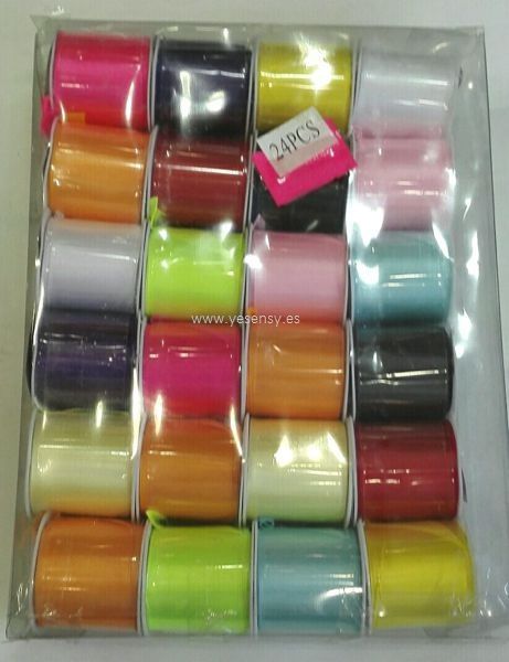 Cinta de raso 4cm (24/U) 81669 - Accesorios para el cabello