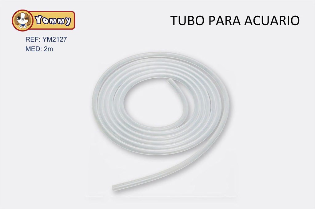 Tubo de goma de 2 m - Accesorios de acuarios y suministros