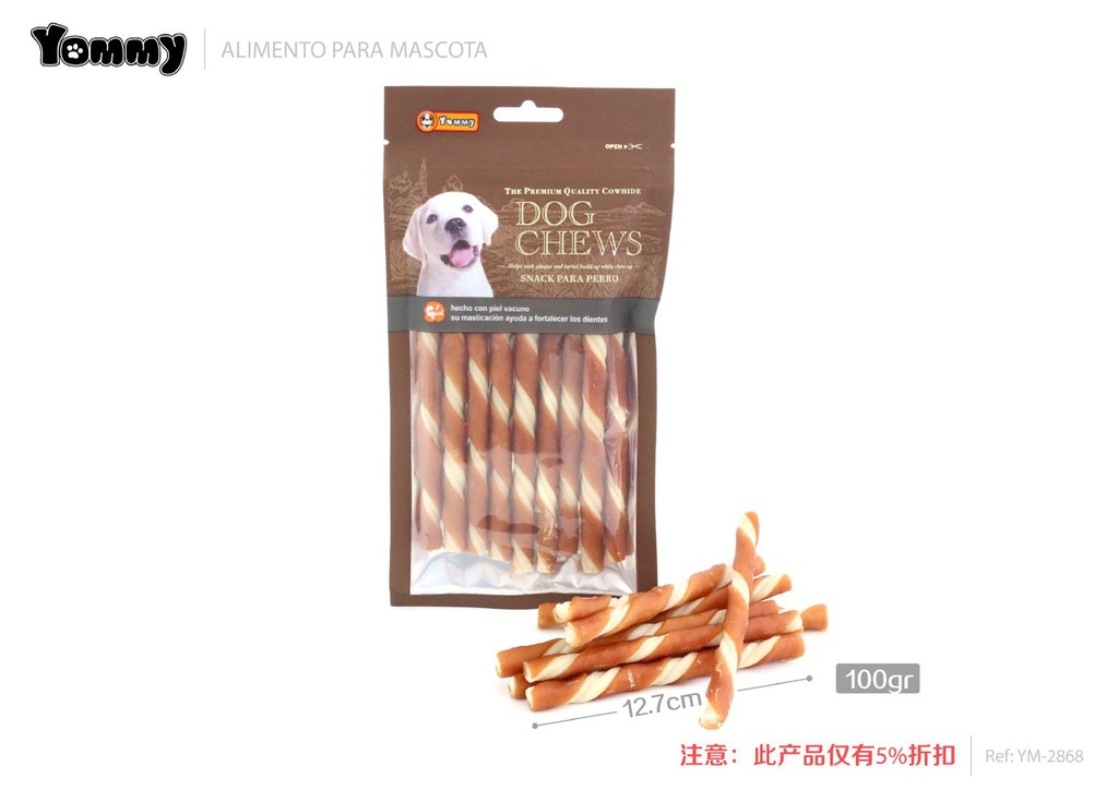 Alimentos para mascotas 12.7 cm, 100 g - Snacks para perros