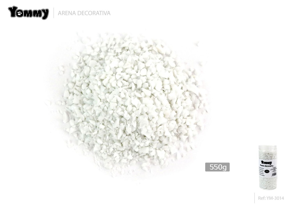 Arena decorativa para acuarios 550g - Decoración de peces