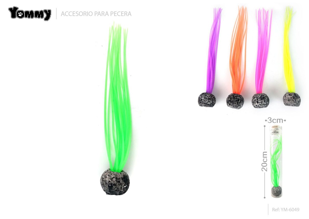 Decoración de silicona para acuarios 3*3*20 - Decoración de acuarios