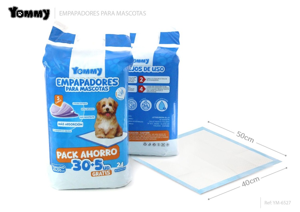 Pañal para mascotas 40*50cm - Accesorios para mascotas