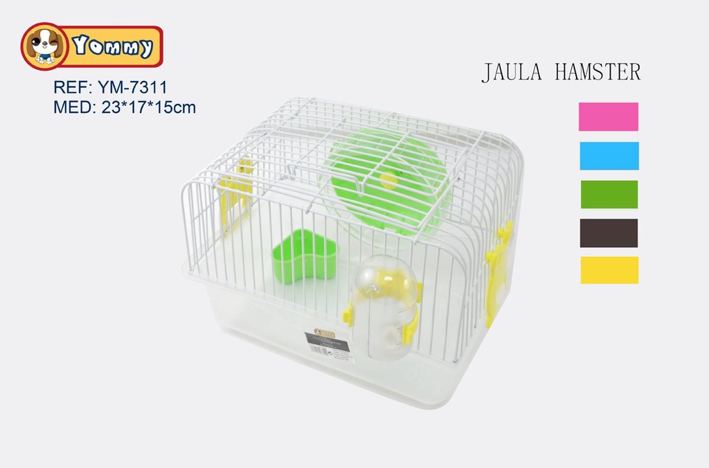 Caja para hámster 23x17x15 cm - Accesorios para mascotas