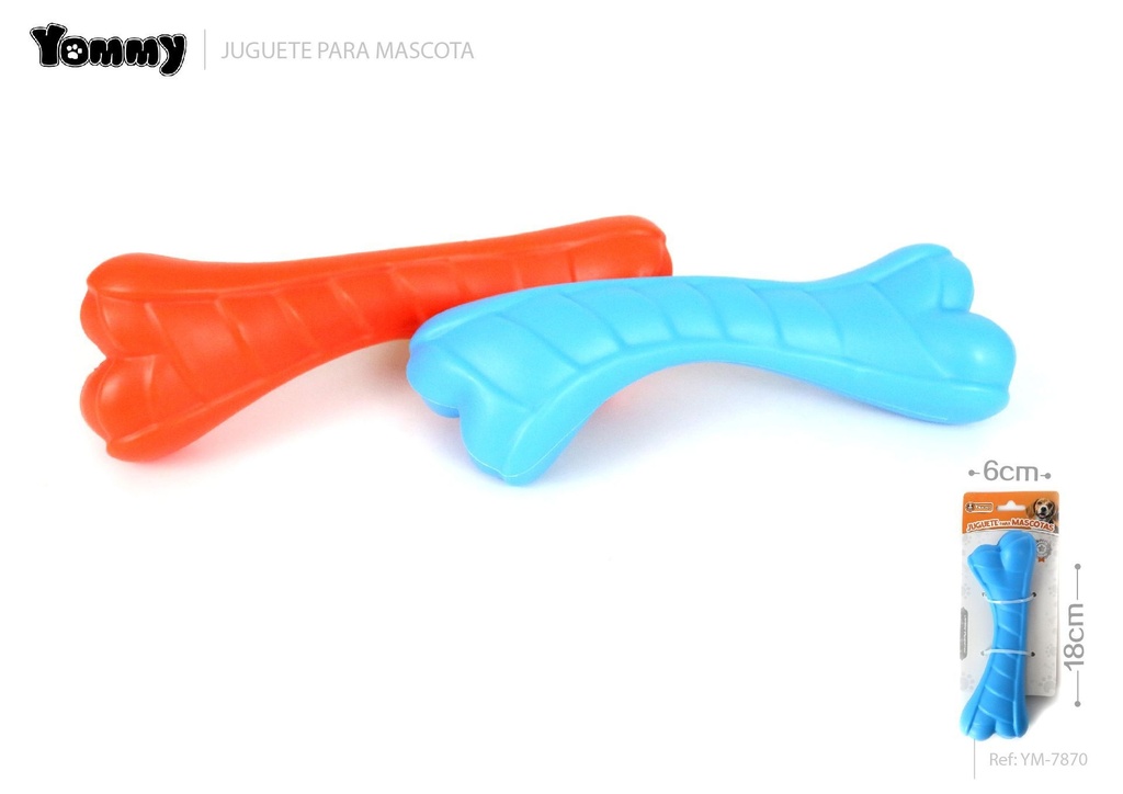 Juguete de goma en forma de hueso 18*6 cm - Juguetes para masticar ingredientes