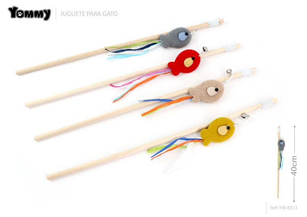 Juguete pez para gato 40cm - Juguetes para gatos