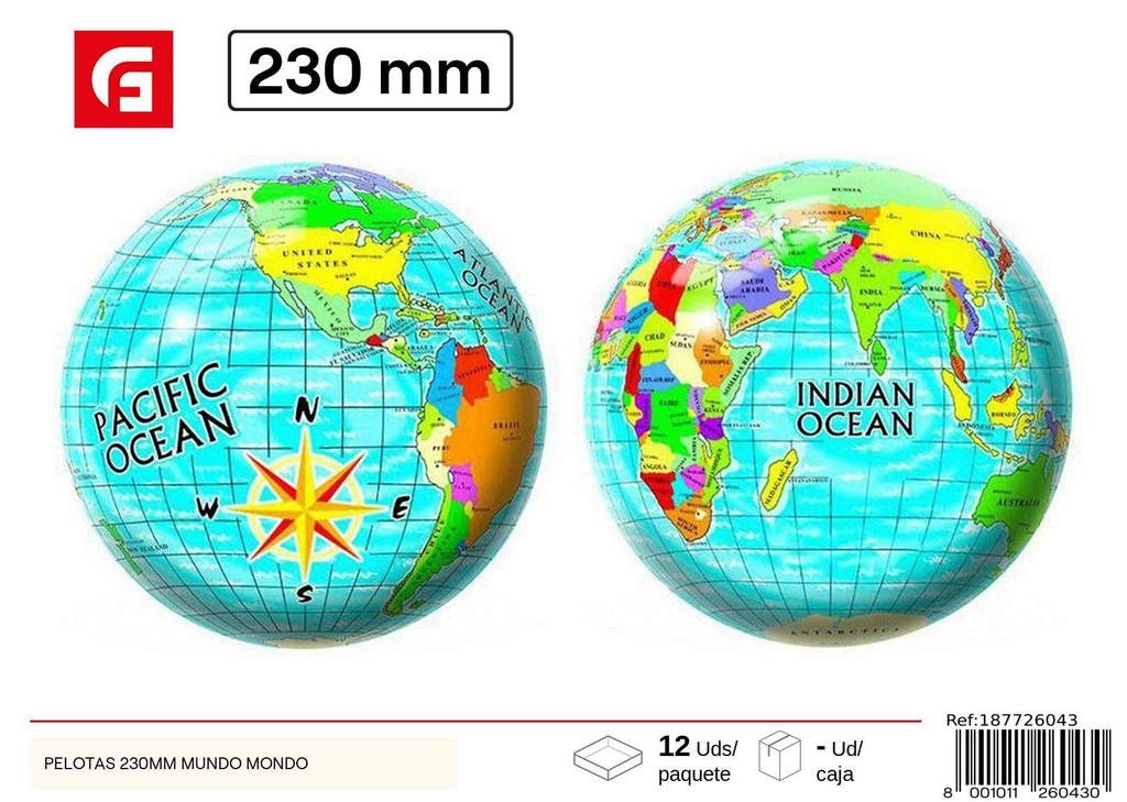 Balón Mappampongo géometrico - Juguetes deportivos