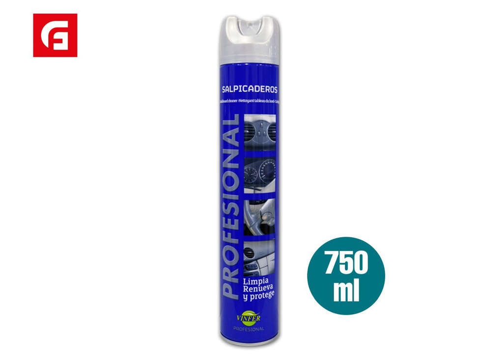 Aerosol para limpiar salpicaderos (750ml) - Accesorios de automóvil y limpiadores