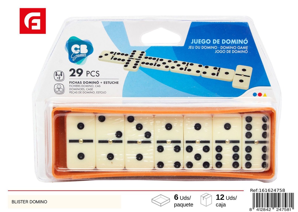 Juego de dominó CB Games - Juguetes y juegos de mesa