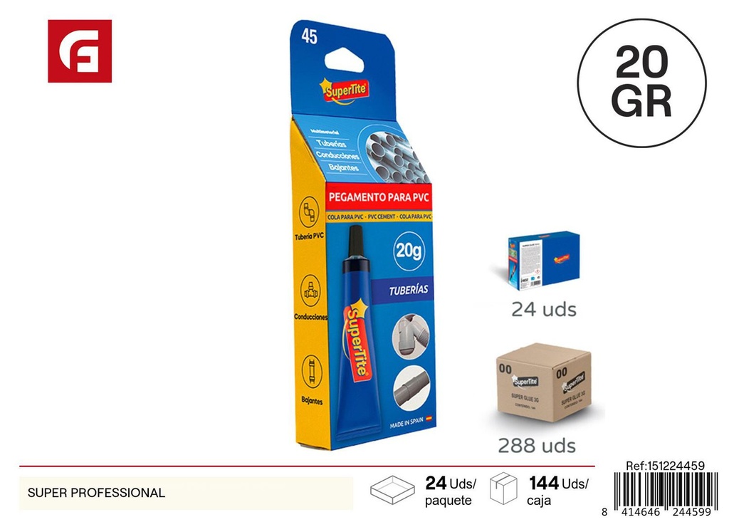 Cola super professional para manualidades y reparación