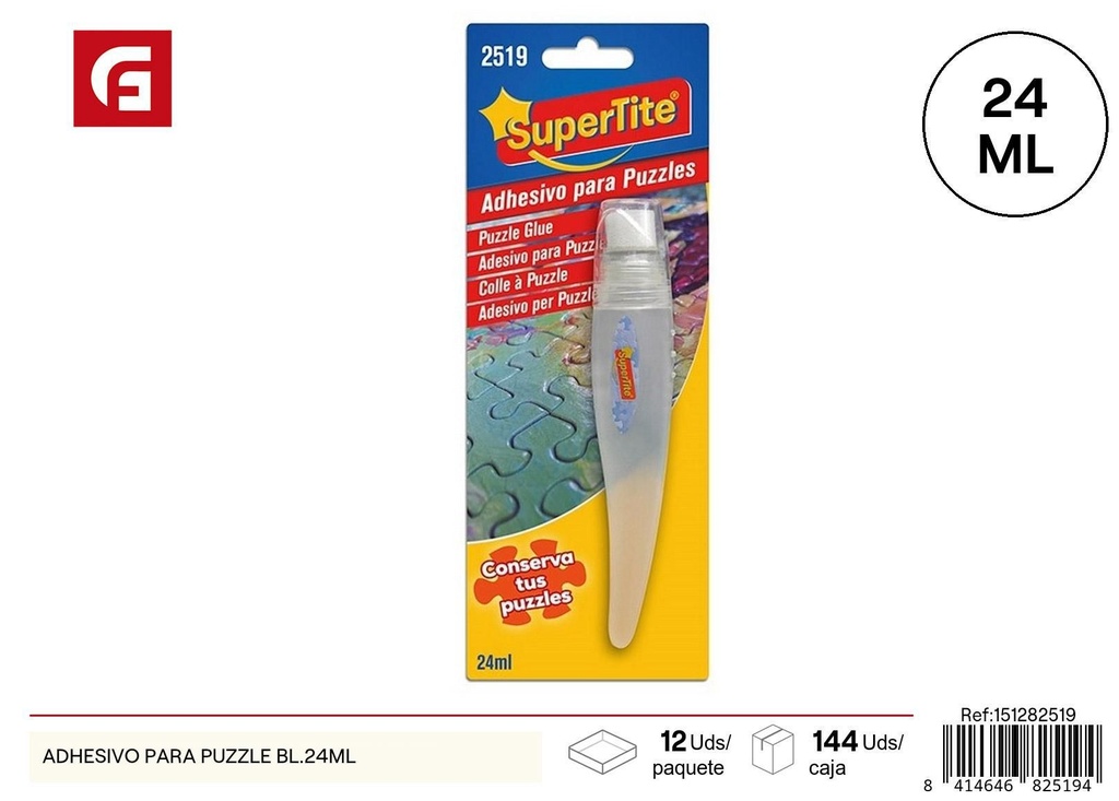 Adhesivo para puzzle 24 ml - Materiales de manualidades