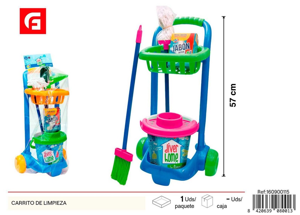 Carrito de limpieza - Juguetes para niños