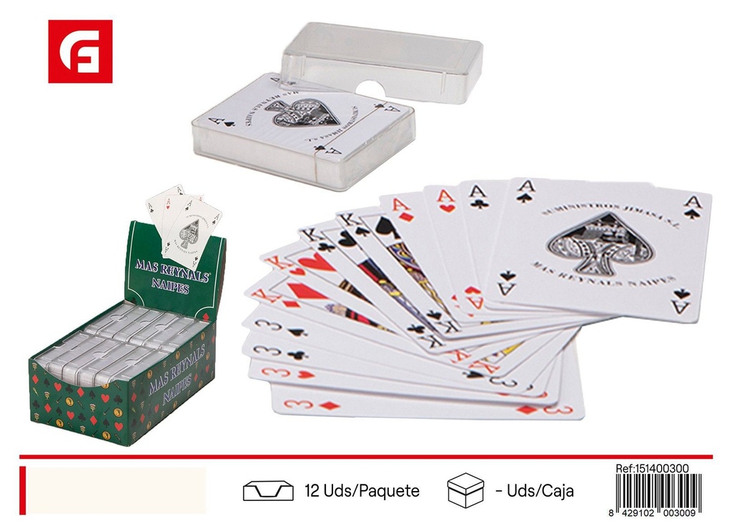 Baraja de poker americana con plástico - Juegos de mesa y entretenimiento