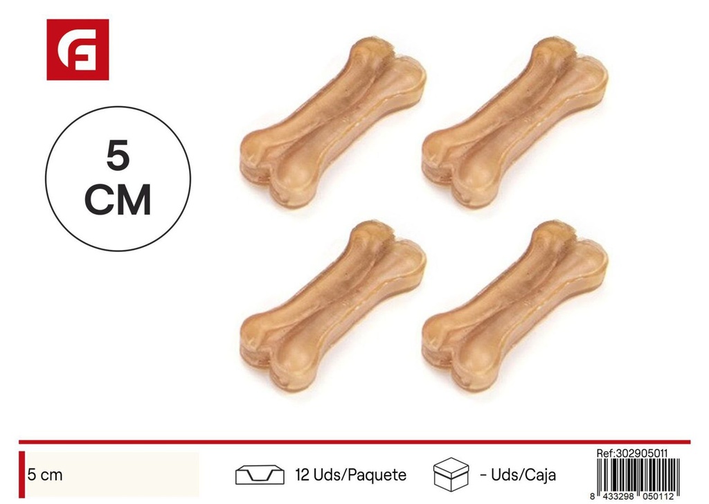 4 Huesos prensados - Snacks saludables para perros