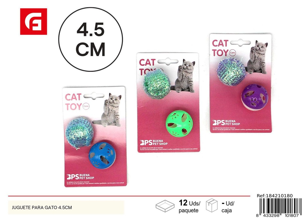 Juguete para gato 4.5 cm - Juguetes para gatos