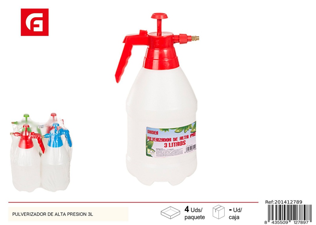 Pulverizador de alta presión 3L - Accesorios para el hogar