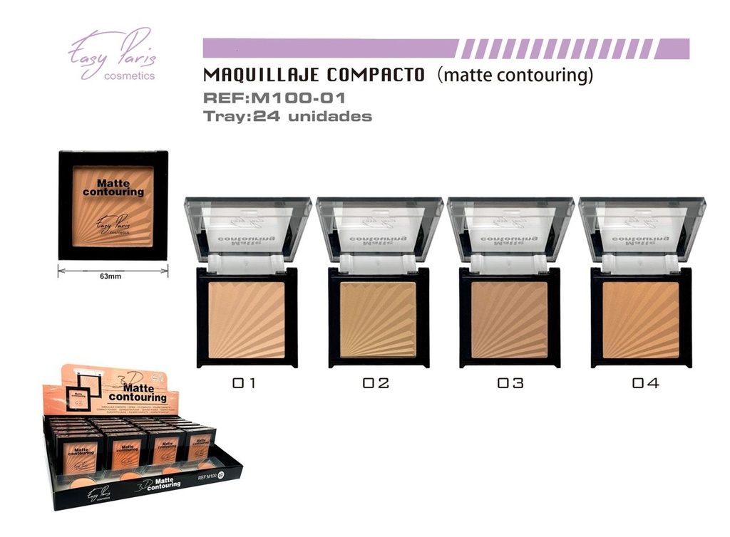 Maquillaje compacto corrector 24/u - Maquillaje