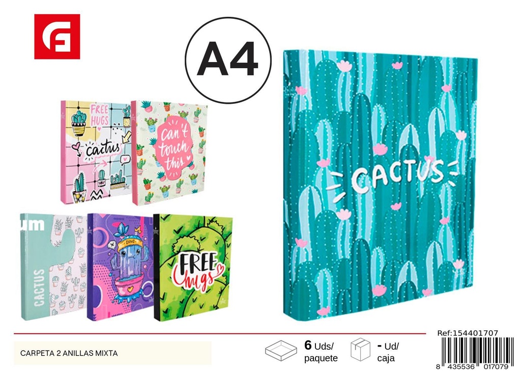 Carpeta 2 anillas mixta - Material de oficina