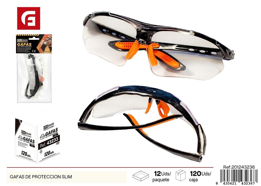Gafas de protección slim - Herramientas de ferretería