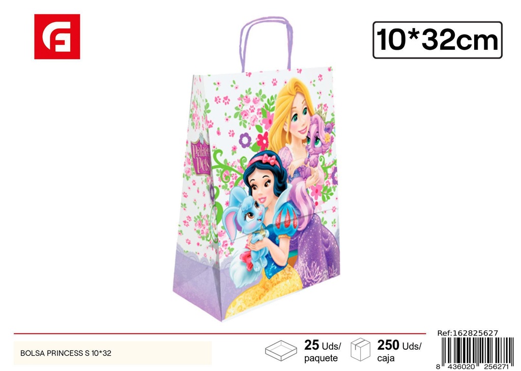 Bolsa de regalo de princesas Disney 10*32 cm - Bolsas de regalo 