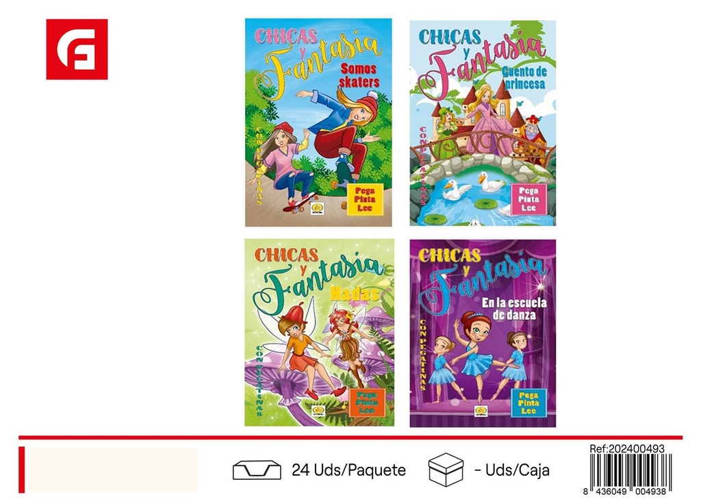 Chicas y fantasías - Libro infantil temático  