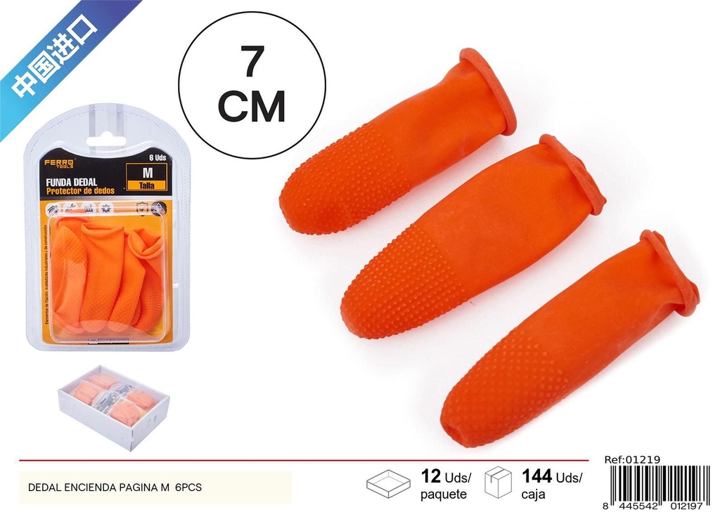 Dedal encendedor M - Juego de dedales 6 piezas