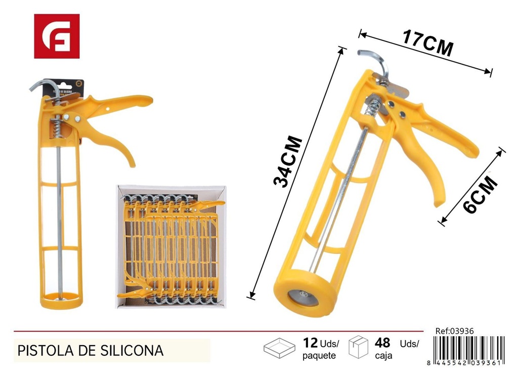 Pistola de silicona - Herramientas de ferretería