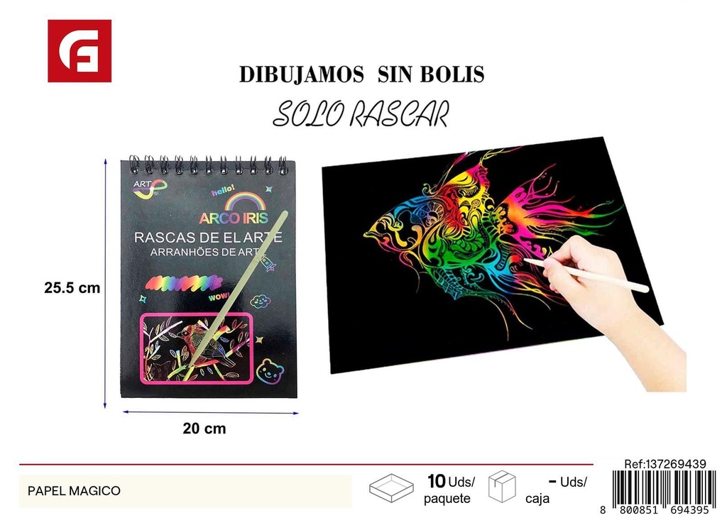 Papel mágico - Manualidades