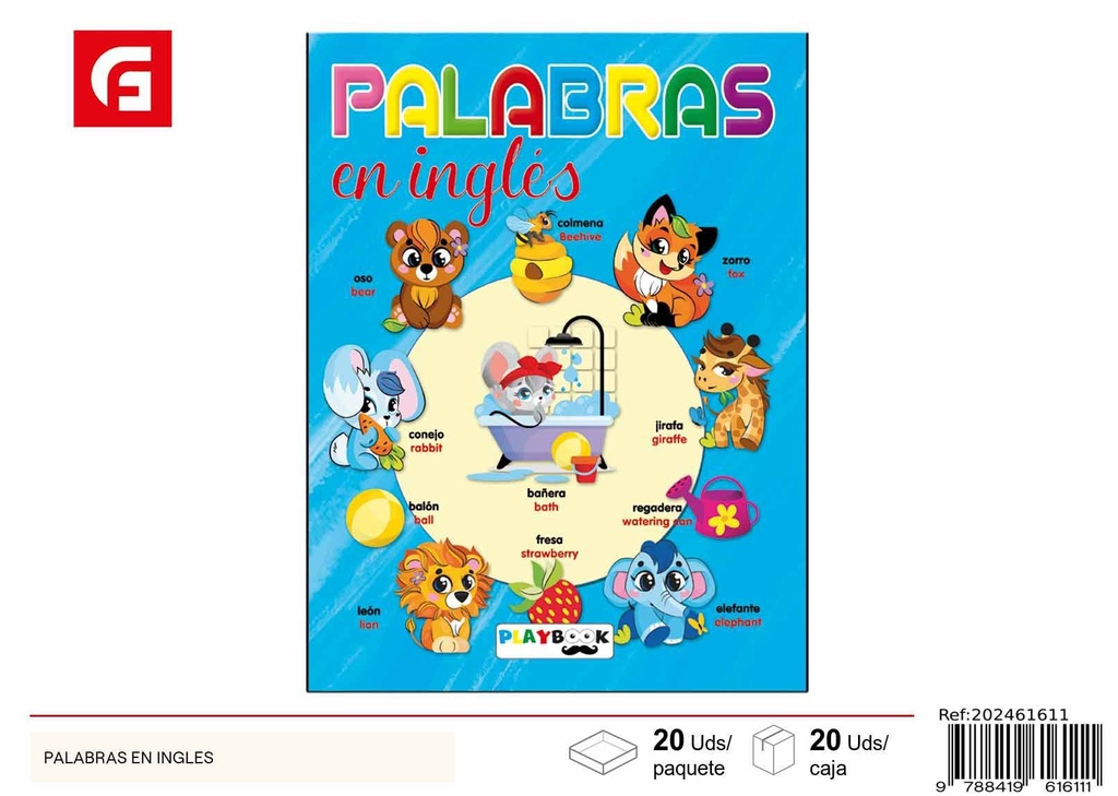 Libro "Palabras en inglés" - Material escolar y libros de aprendizaje
