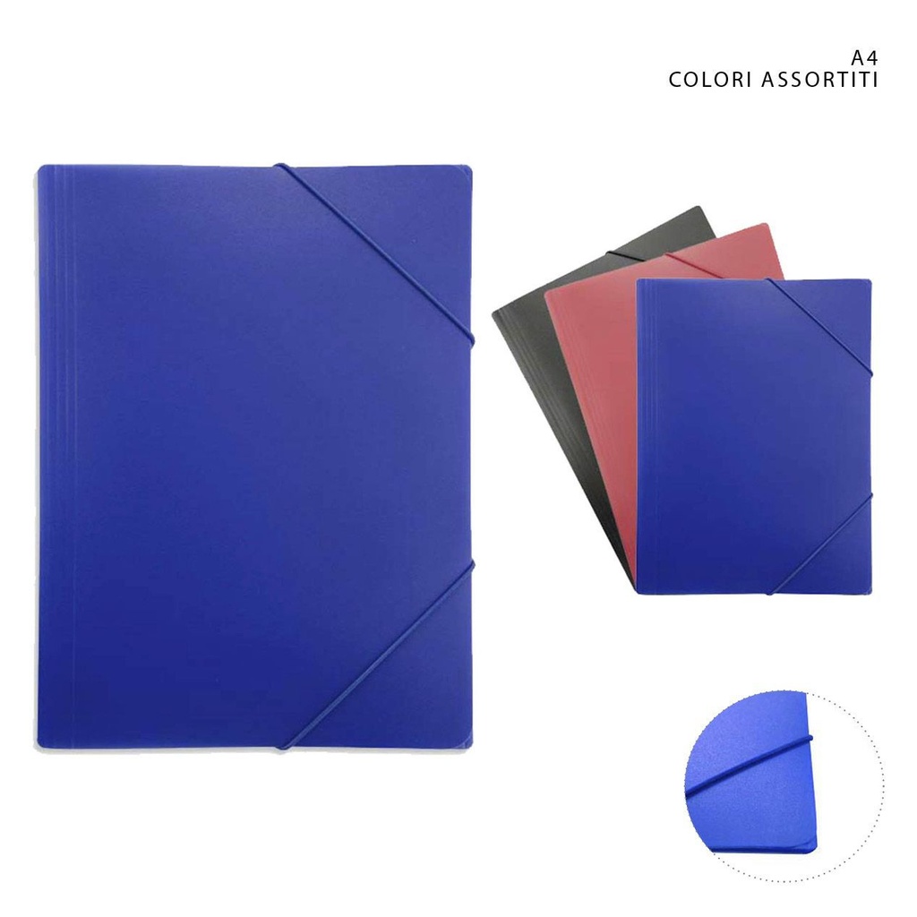 Folder de goma A4 3 compartimentos - Accesorios de papelería y carpetas
