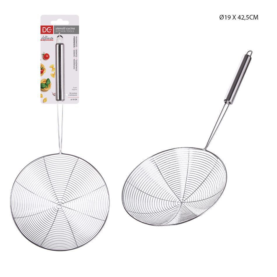 Espumadera acero D19x42.5cm - Utensilios de cocina