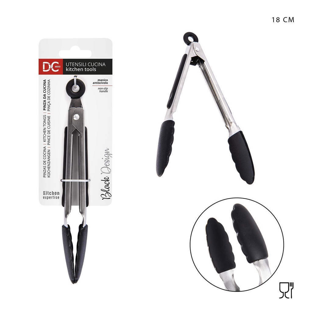 Pinca para ensalada de silicona 18 cm - Accesorios de cocina