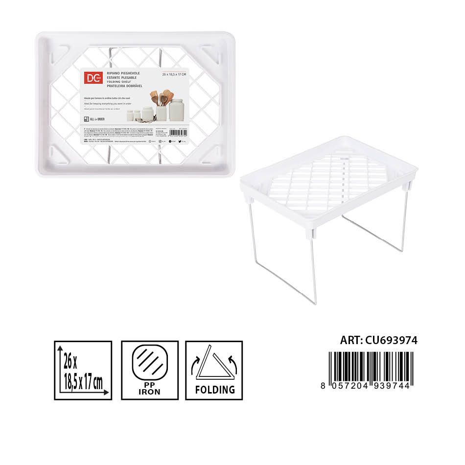 Estante plegable 26X18.5X17CM - Organización de espacios