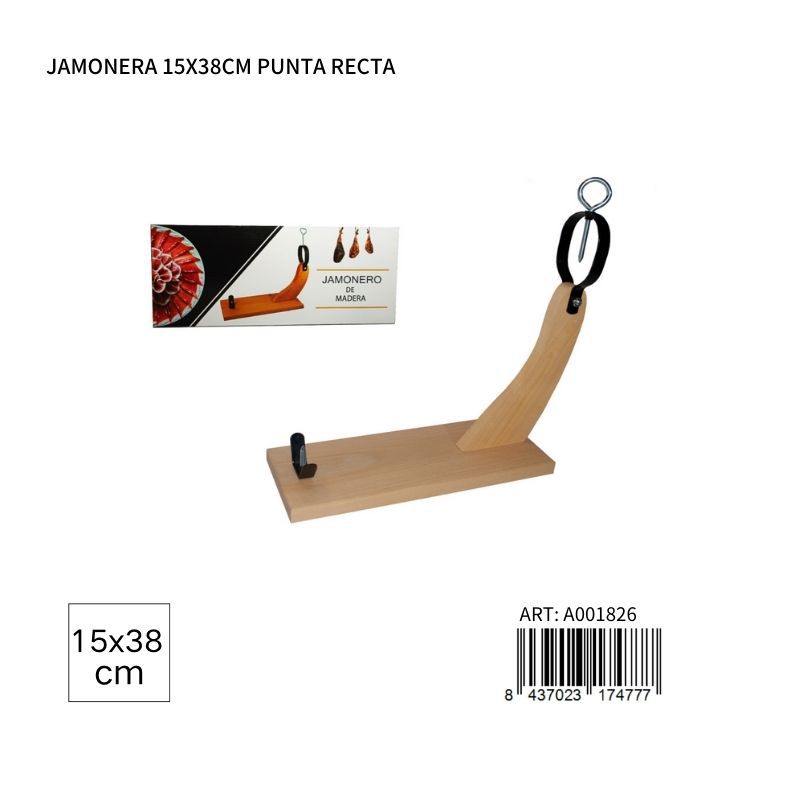 Jamón 15x38 cm punta recta, Accesorios de cocina