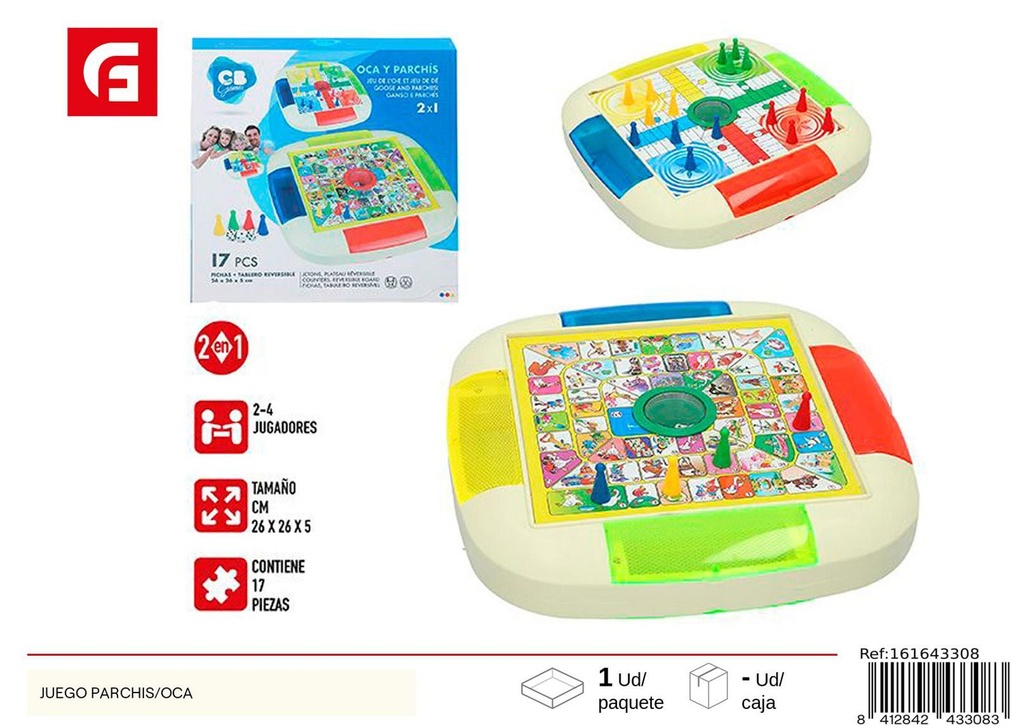 Juego de mesa Parchís/Oca - Juegos de mesa