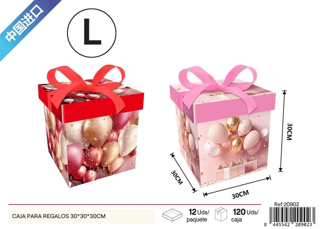 Caja para regalos con impresión plana grande 30*30*30cm - Cajas de regalo
