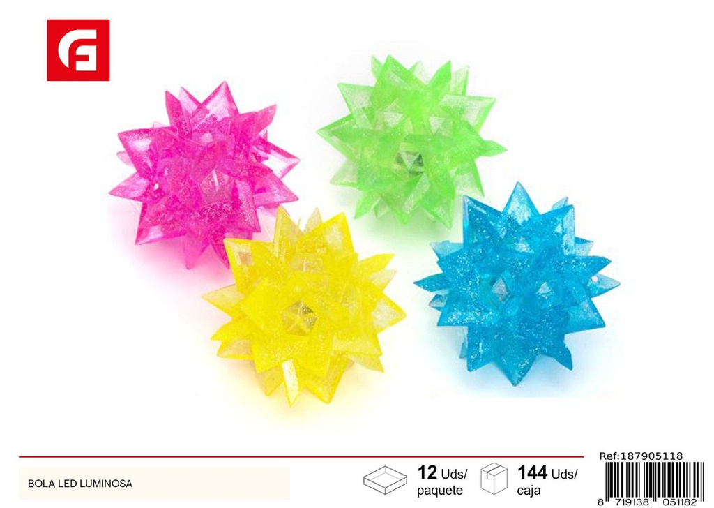 Bola LED luminosa - Juguetes para mascotas