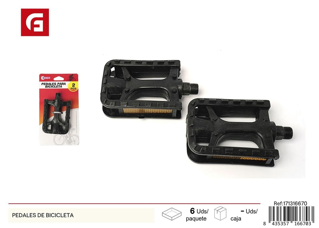 Pedales de bicicleta - Accesorios para bicicletas y comodidad