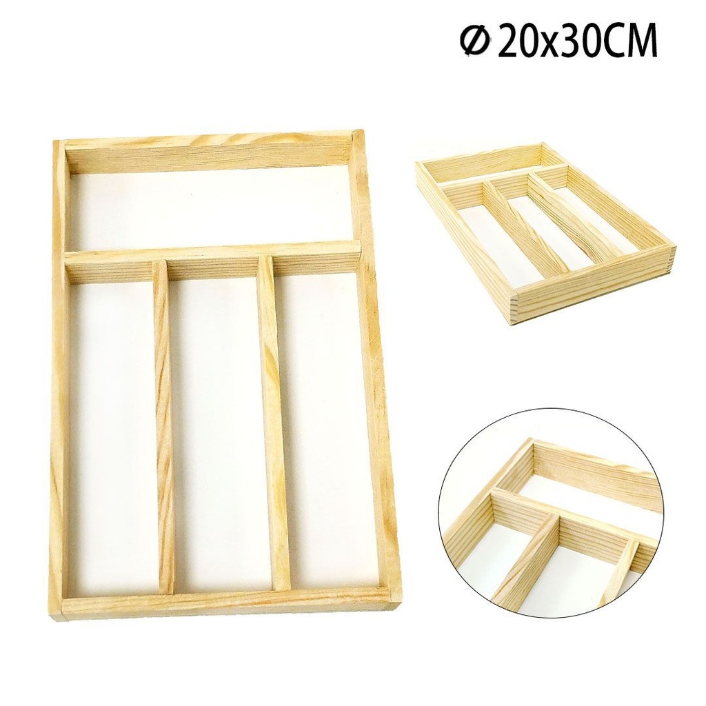 Organizador de cubiertos 20x30 cm - Accesorios de cocina y almacenamiento