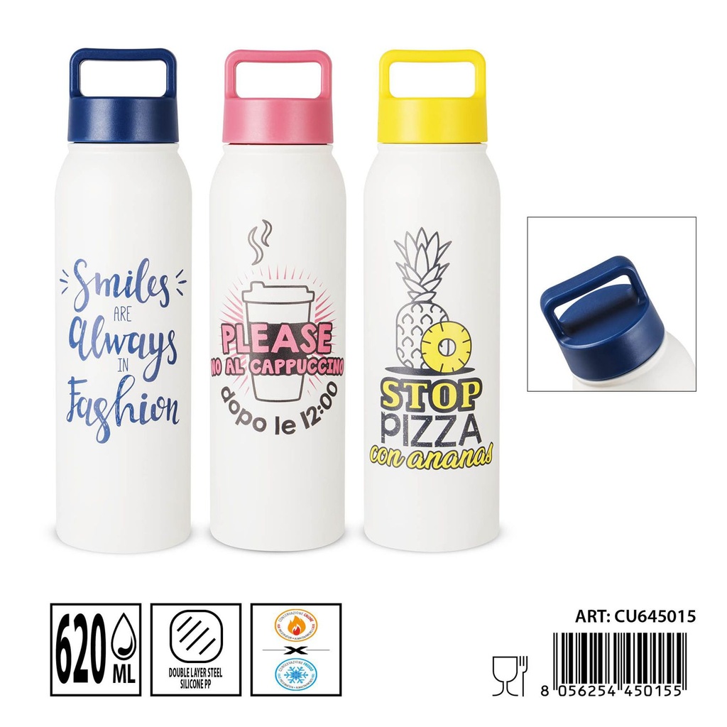 Botella térmica 620 ml 7.2x26.1 cm - Accesorios de cocina