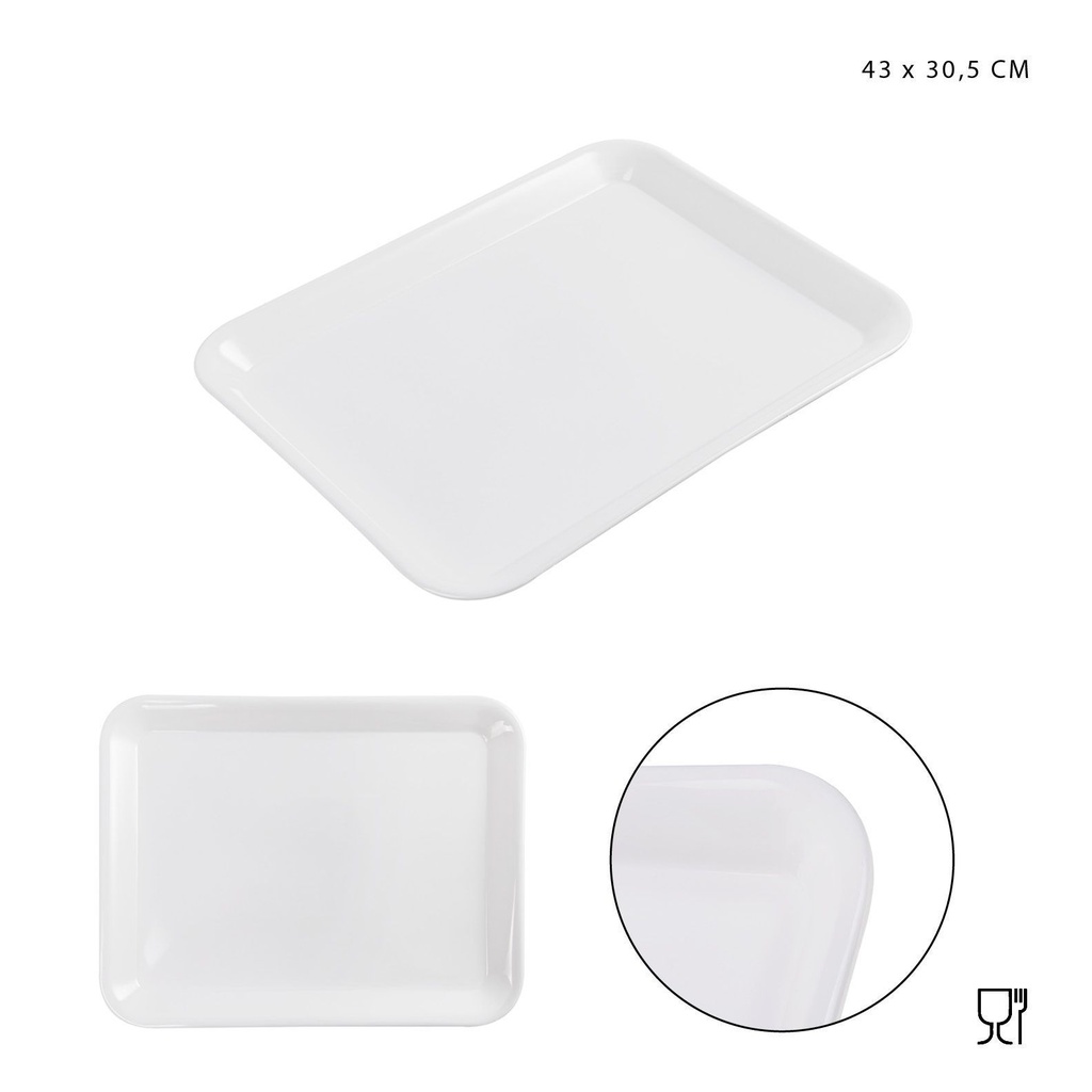 Bandeja de melamina 43x30.5 cm - Accesorios de cocina