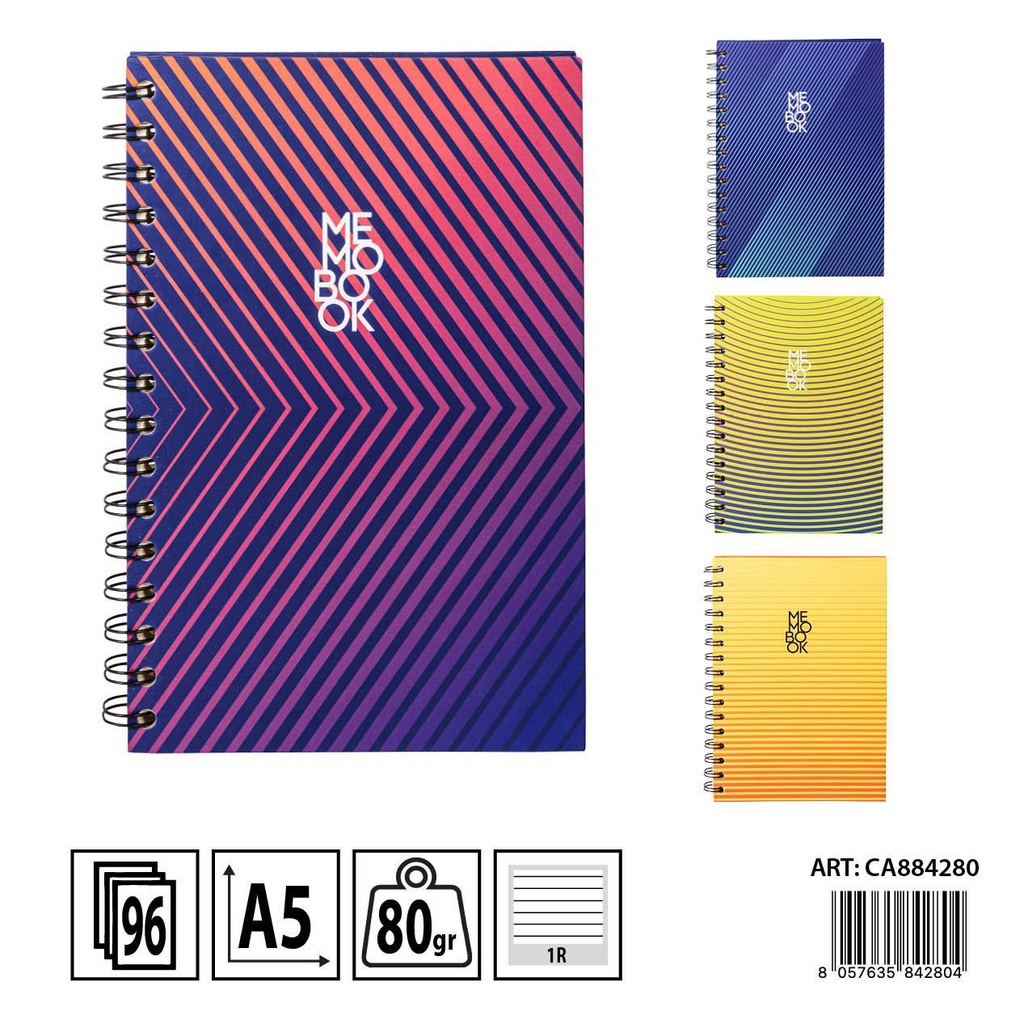 Libreta espiral A5 96 páginas - Papelería