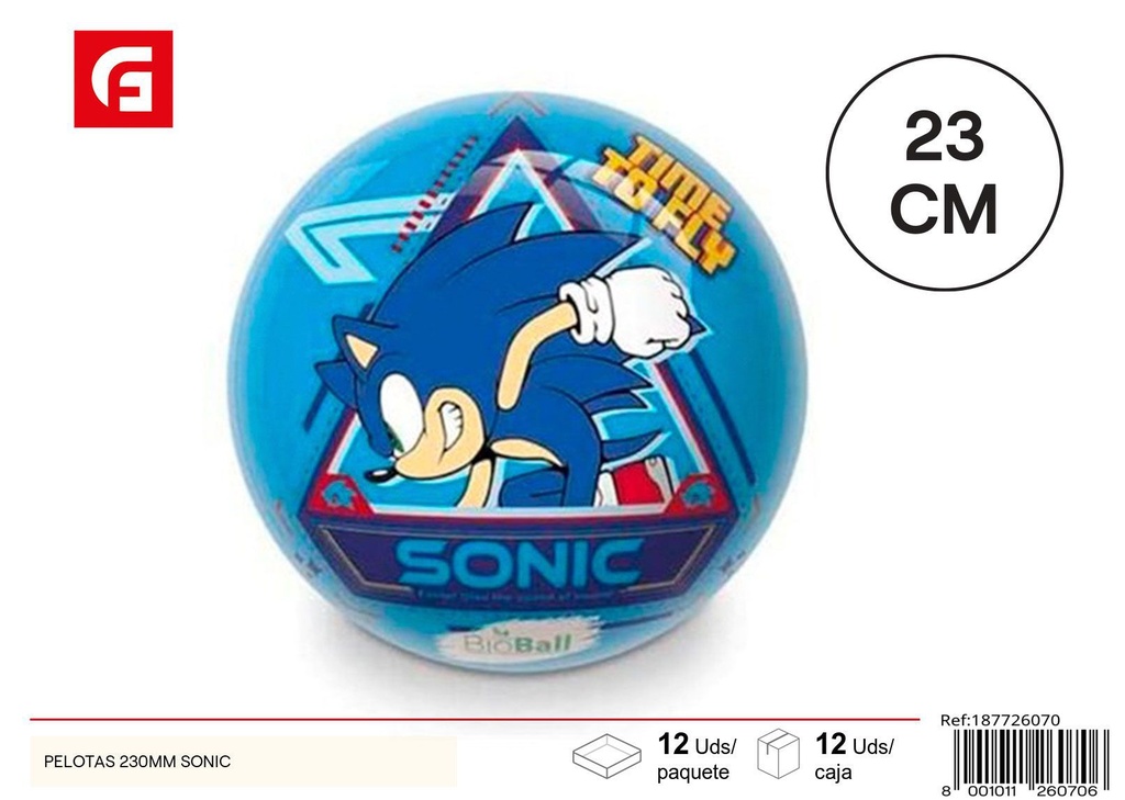 Balón Sonic - Juguetes deportivos